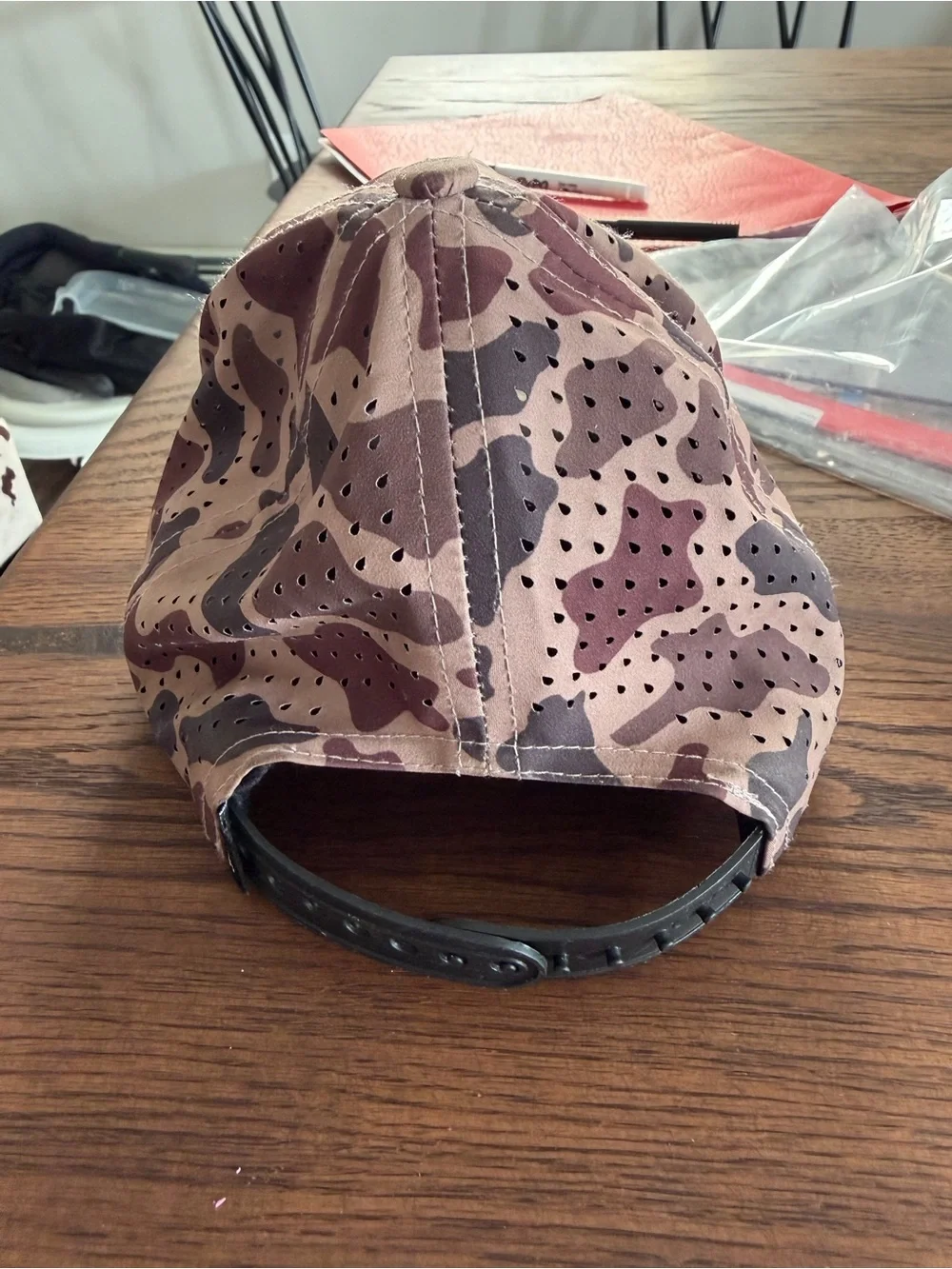 Custom Grady Camouflage Trucker Cap - Brown Camo